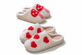 Pantuflas divertidas de algodón cálido en color azul