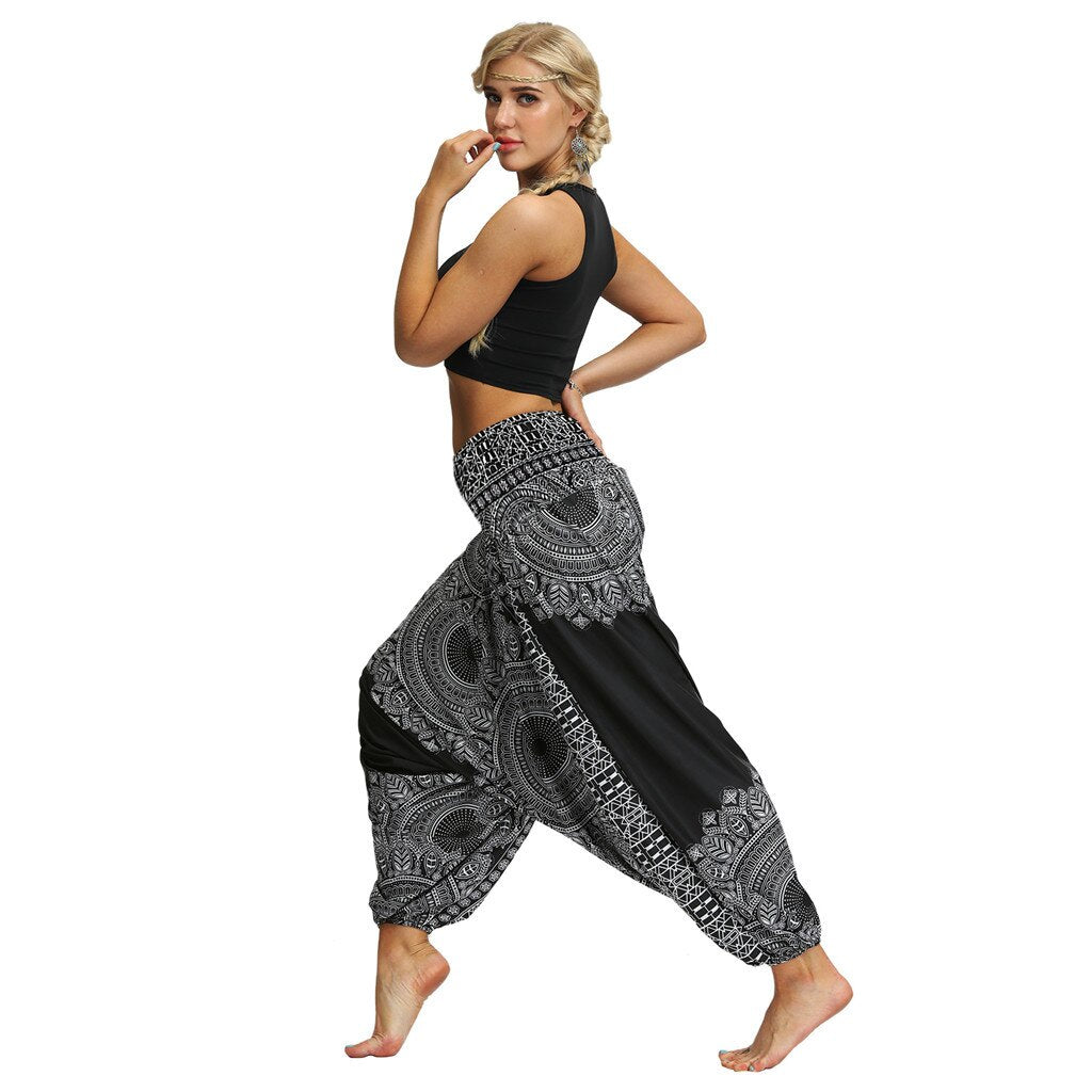 Pantalones de yoga holgados Aladdin