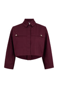 Celestine Washed Poplin Crop Shirt