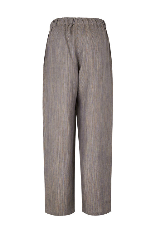 Ander Striped Linen Elastic Waist Pants