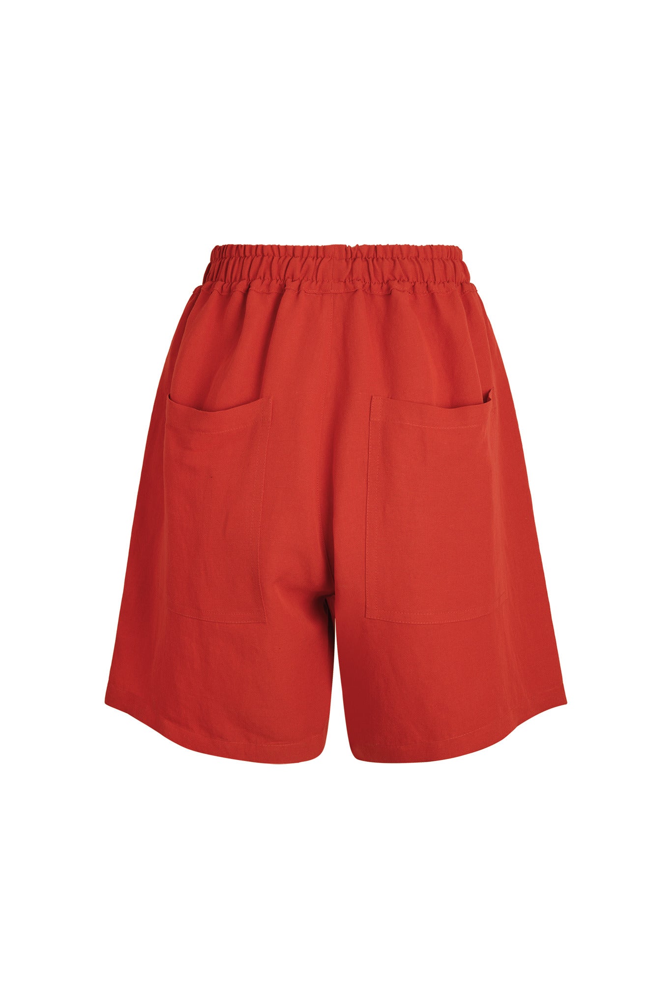 Rayenne Drawstring Waist Linen-Blend Short