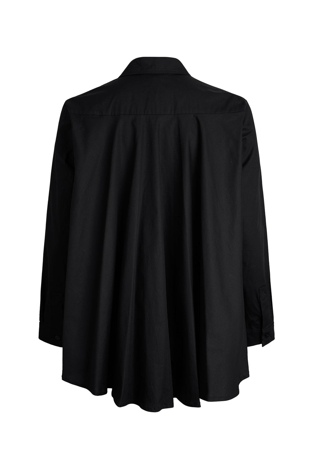 Shimomura Poplin Flare Back Shirt