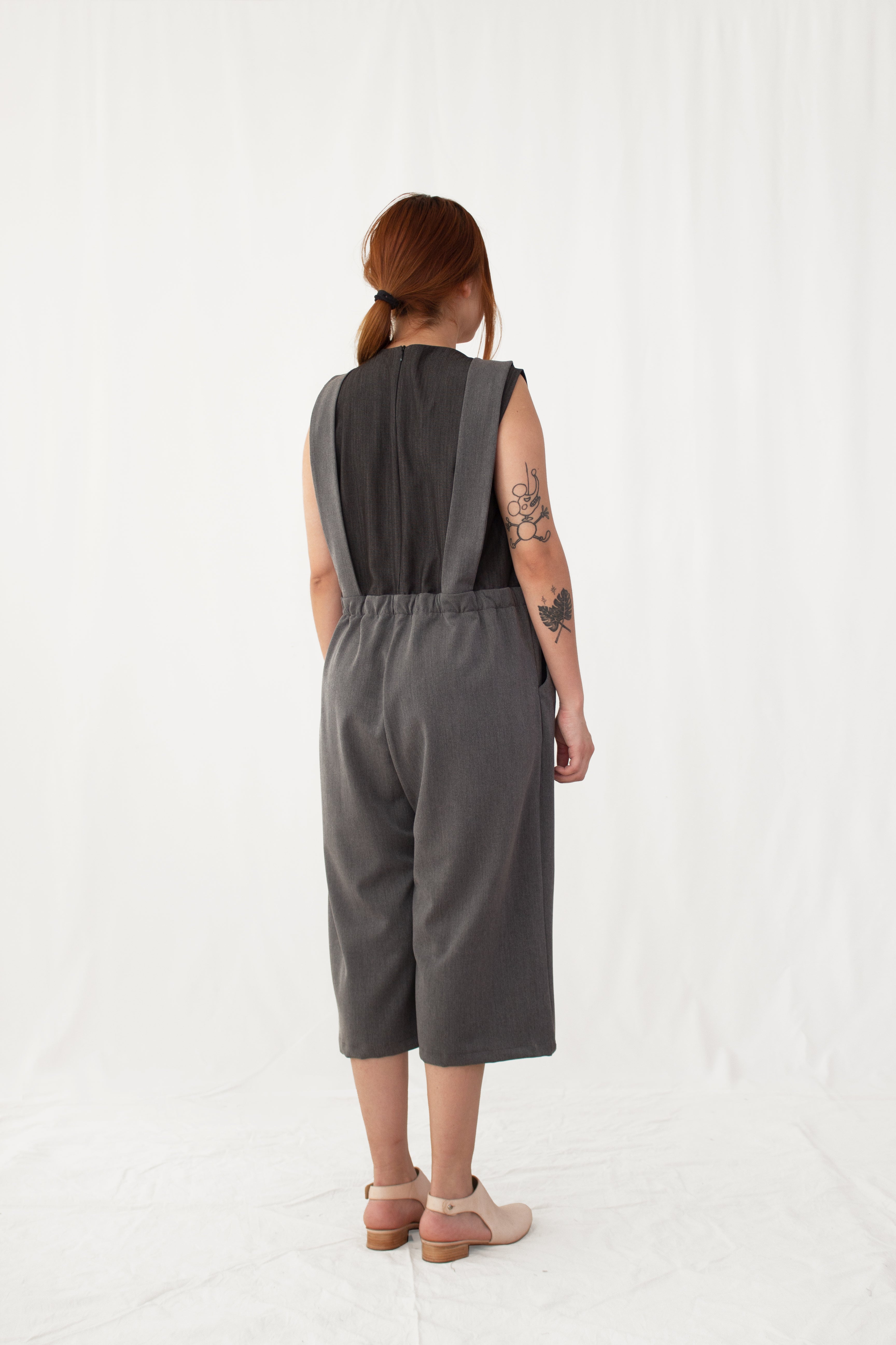 Pepper Knit V-neck Jumpsuit