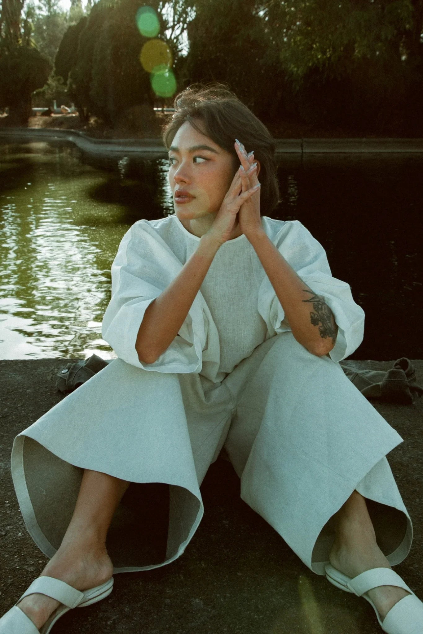 Lima Oversized Linen Blouse